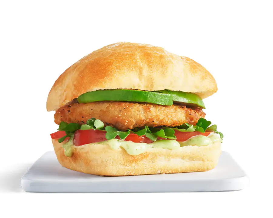 Tray Vegetarian Chicken Sandwich